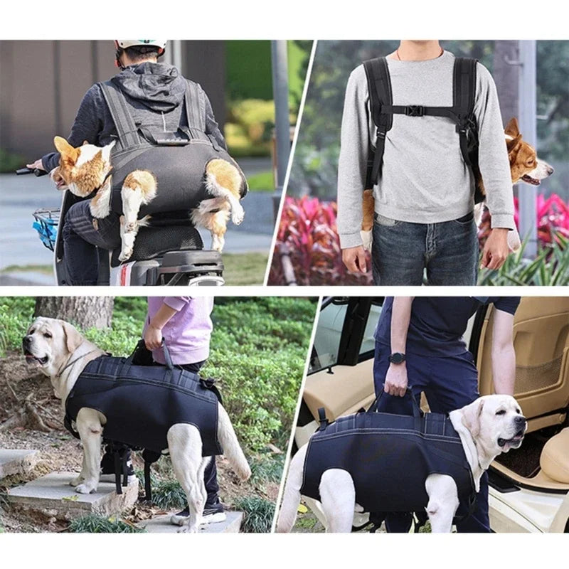 Emergências Dog Carry Slings para cães grandes Pet Dogs Leg Support Belt Lift Harness para recuperação de articulações de pernas de cães